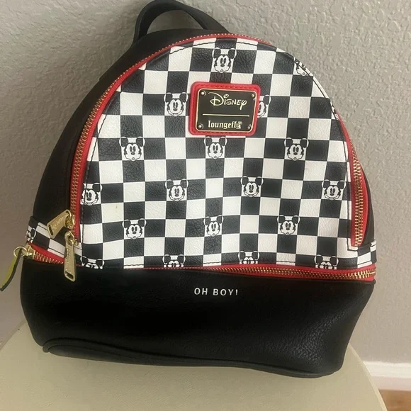 Loungefly | Bags | Loungefly Disney Oh Boy Black And White  display picture 1